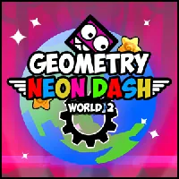 Geometry Neon Dash World Two - Unblocked Games 88 - UBG88