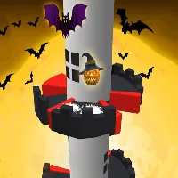 Helix Jump Halloween - Unblocked Games 88 - UBG88