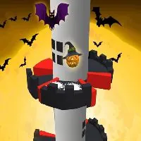Helix Jump Halloween - Unblocked Games 88 - UBG88
