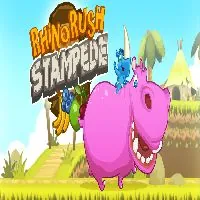 Rhino Rush Stampede - Unblocked Games 88 - UBG88