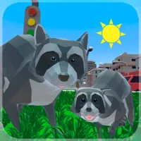 Raccoon Adventure City Simulator 3D - Unblocked Games 88 - UBG88